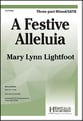 A Festive Alleluia Three-Part Mixed choral sheet music cover